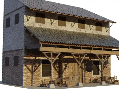 Medieval Inn   3D model