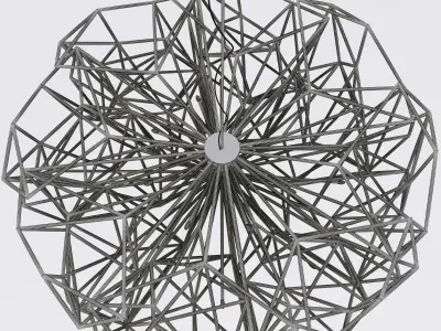 terzani Etoile Suspension chandelier 3D model