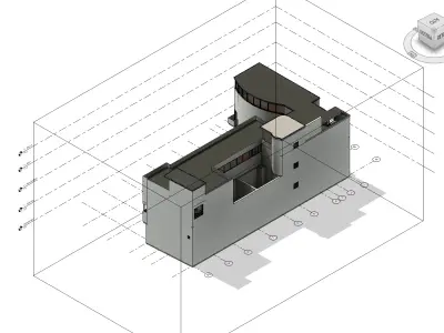Maison La Roche  Detailed Revit Model  3D model