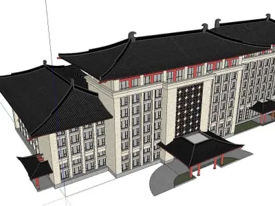 vacation spot-Resort-Fashion Leisure Hotel-0176 3D model