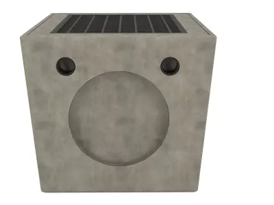 Concrete Drain Inlet 3D model