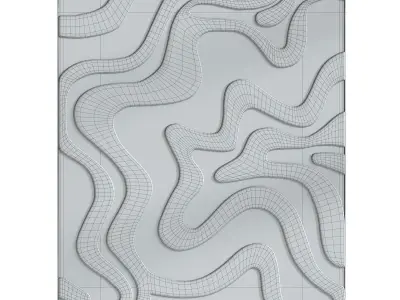 Norlander wool carpet 3D model