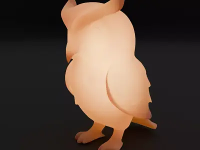 Indirect owl lighting 3D model