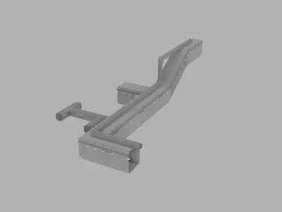 Make your own space station - Extended Average Low-poly 3D model
