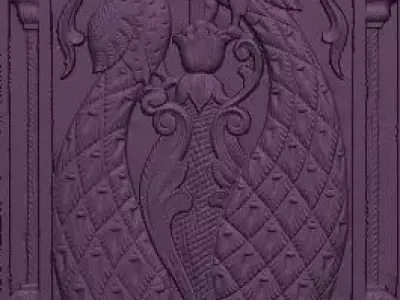 door pecock 3D model