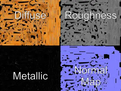 Elegant Woven Basket Lamp D Model Pack Low-poly 3D model