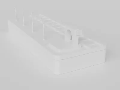 Harry Potter Station 3D model