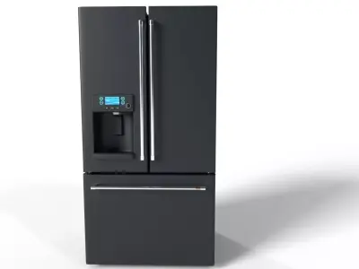 Cafe ENERGY STAR Smart Counter-Depth French-Door Refrigerator  3D model