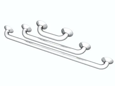 Bath Handle 01 3D model