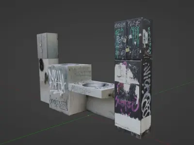 City Props 02 3D model