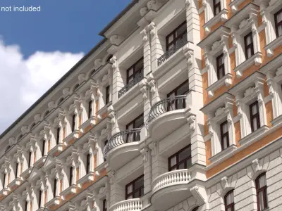  Historic European Apartment Building 