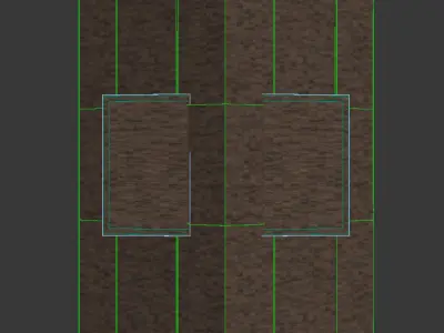 Gazebo wooden carport with roof and windows 3D model