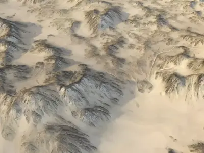 Landscape 137 Low-poly 3D model