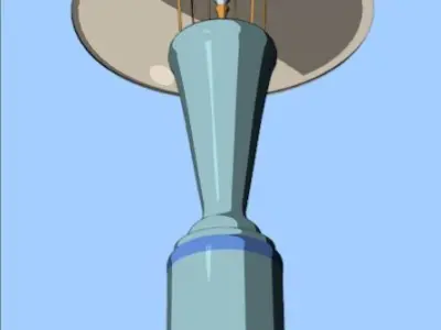 Stehlampe floor lamp furniture light 3D model