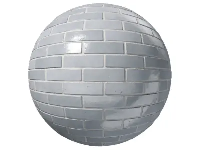 Shiny blue brick tiles texture Texture