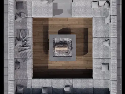 SITTING AREA NO1 A 3D model