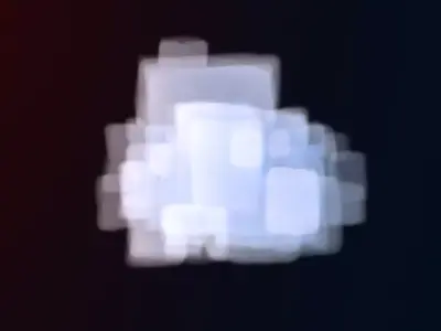 VDB Cloud 18 Minecraft Animated 3D model