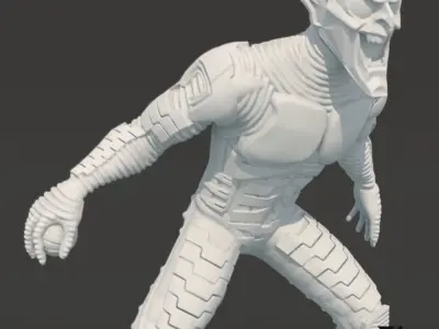 Green goblin 3D print model