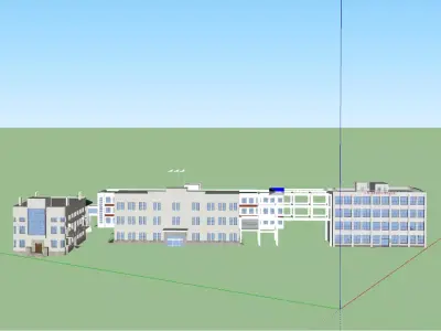 Main entrance of the Asia Culture Center Free 3D model