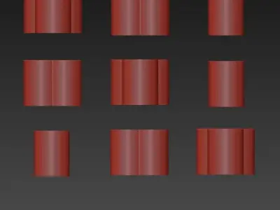 CENTRSVET set of different colored ceiling lights 3D model