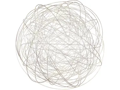 Abstract Sphere Ball v5 002 3D model