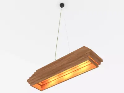 Wooden Lantern - 3ds Max 3D model