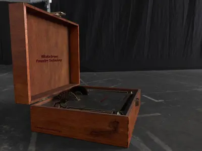 Brass Door Handles  3D model