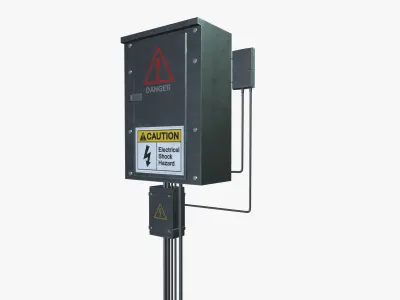 Electric Box 3D model