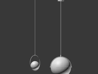 Ceiling Light Collection  3D model purchase