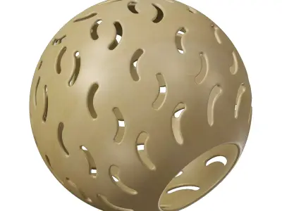 Wooden Premium Lamp Top Cover 3D model