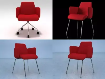 Moorea Armchair  3D model