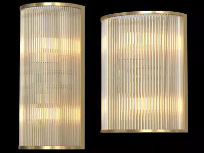 Art Deco Wall Light 3D model
