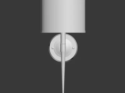 Primo Wall Light Polished Chrome 3D model