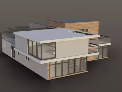 Architect House 3D model purchase