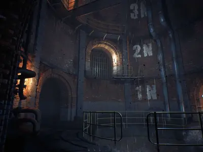 Sewerage Low-poly 3D model