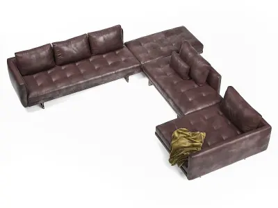 Valery Mix Sofa Composition 01 3D model