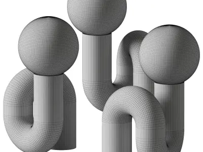 Neotenic Table Lamp - Dekoor 3D model