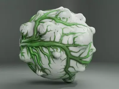 Alien Egg Animation 3D model