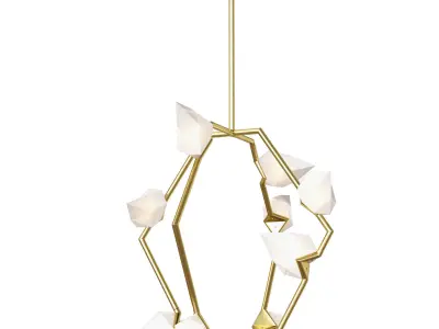 Roll Hill Seed 01 by Bec Brittain Chandelier Lamp 3D model