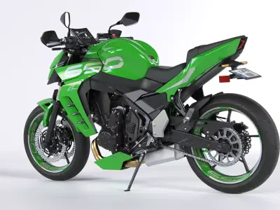 Kawasaki Z650  3D model