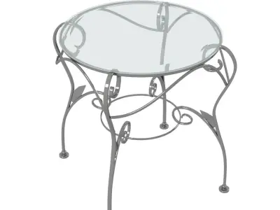 Coffee table model 001 3D model