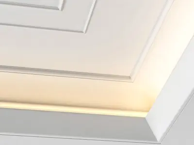 Classic ceiling RJ Easy Design 06 3D model