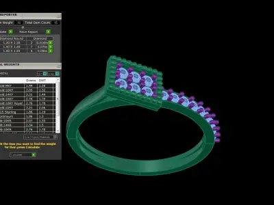 Light Wt Ring - 68 3D print model