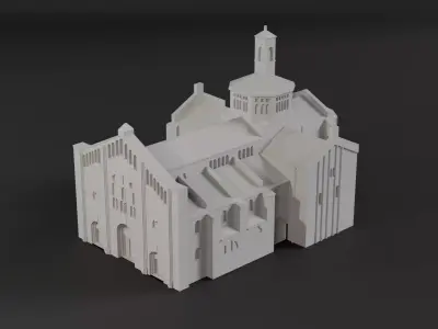 Basilica of San Michele Maggiore 3D Print Model 3D print model