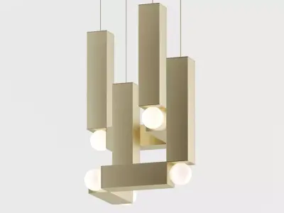 Vesper Duo lamp by Lee Broom 3D model