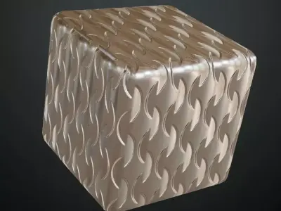 Silver Var Metal Grill Transparent PBR Seamless Texture