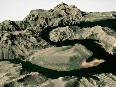 Saguaro Lake Arizona USA 3D model