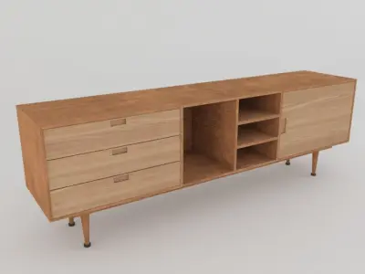 Meuble TV modele 3D Texture