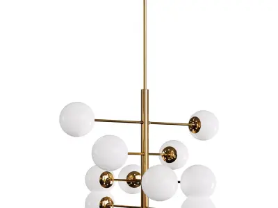CEILING LAMP BALLS 3D model
