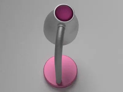Pink Lamp Free 3D model